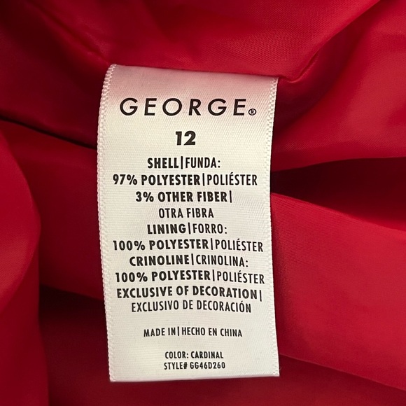 George Red Plaid Kids Formal Dress - Picture 11 of 12